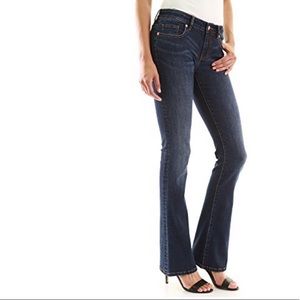 PattyBoutik Stretch Denim Slim Fit Bootcut Jeans